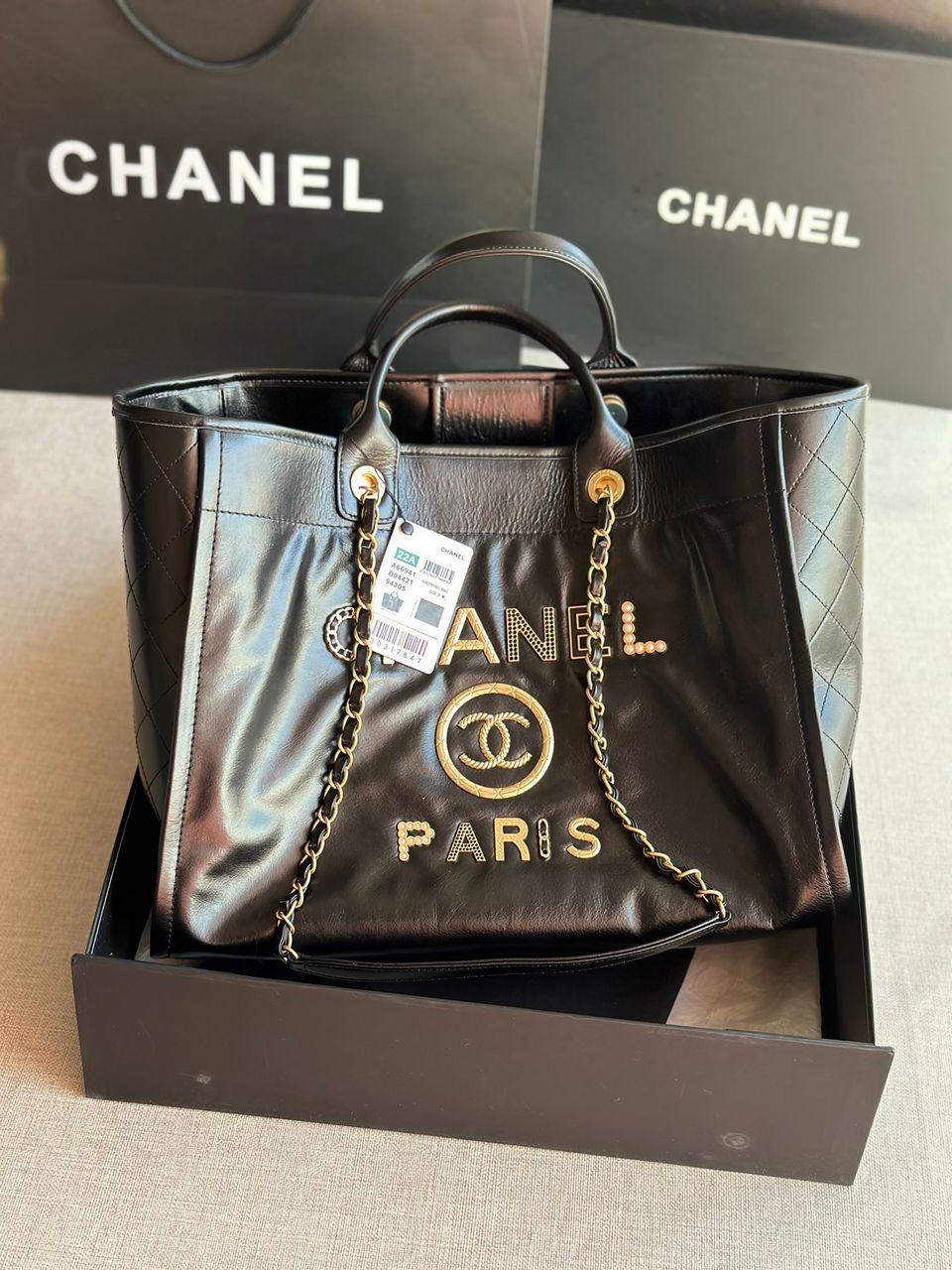 Chanel Medium Deauville Tote Bag