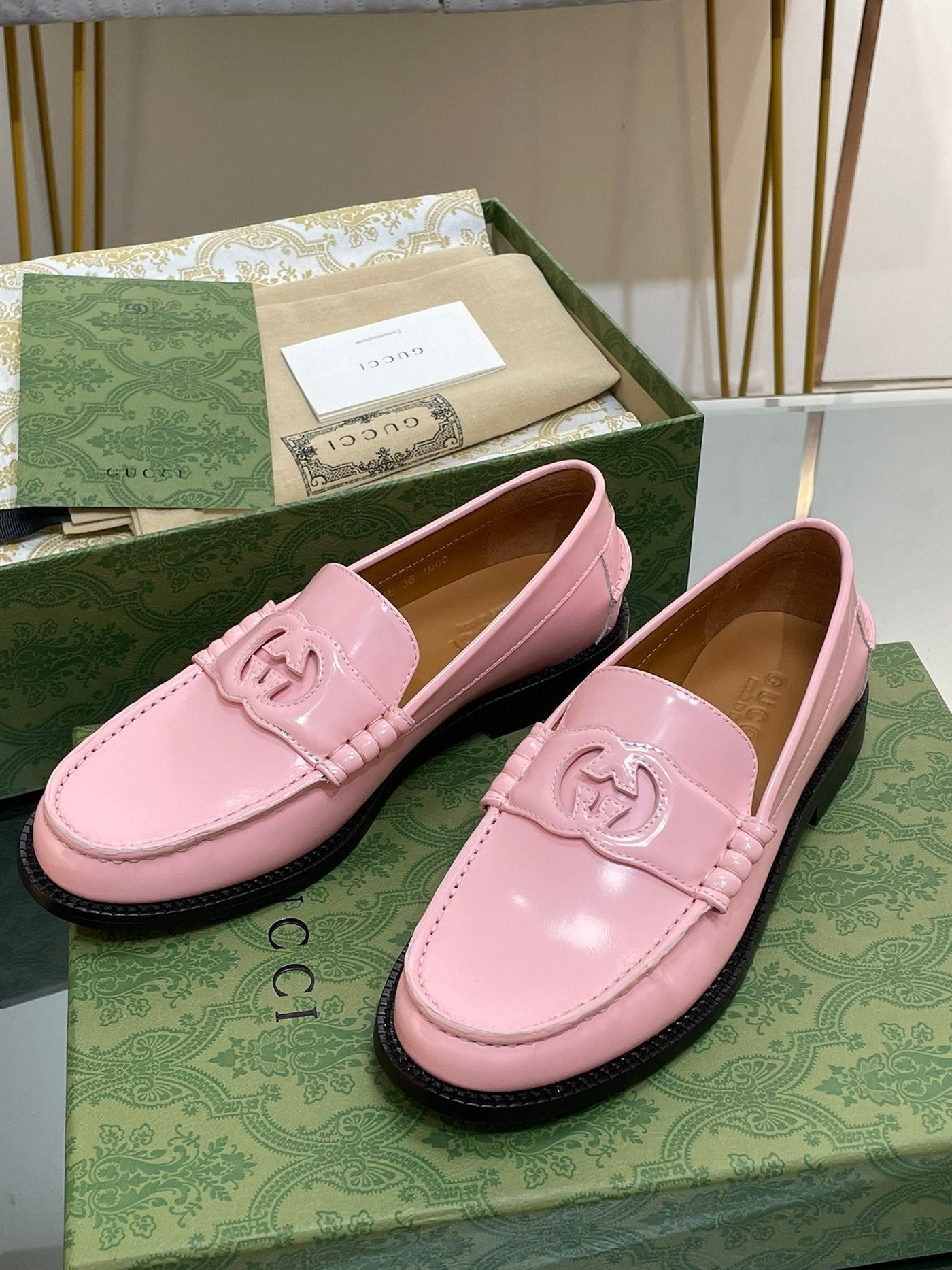 Gucci Women Interlocking G  Loafer