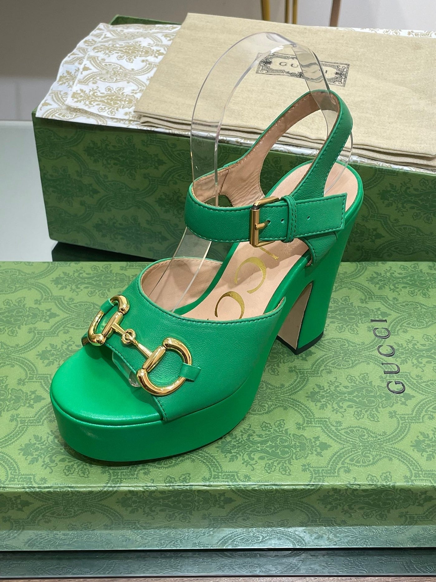 Gucci Platform Sandal With Horsebit