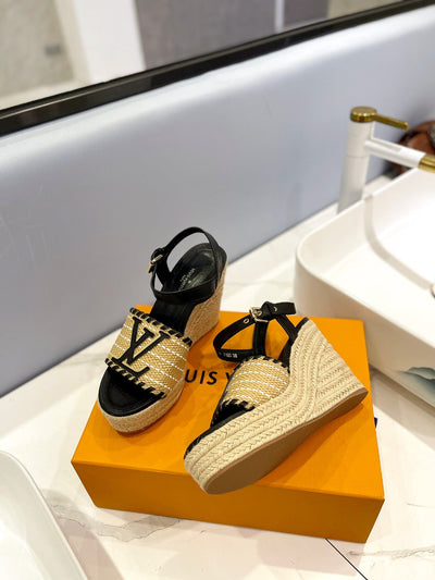 Louis Vuitton Starboard Wedge Sandals