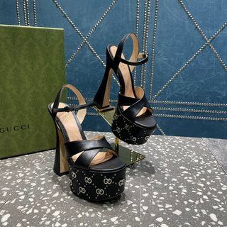 Gucci Interlocking G  Studs Sandal