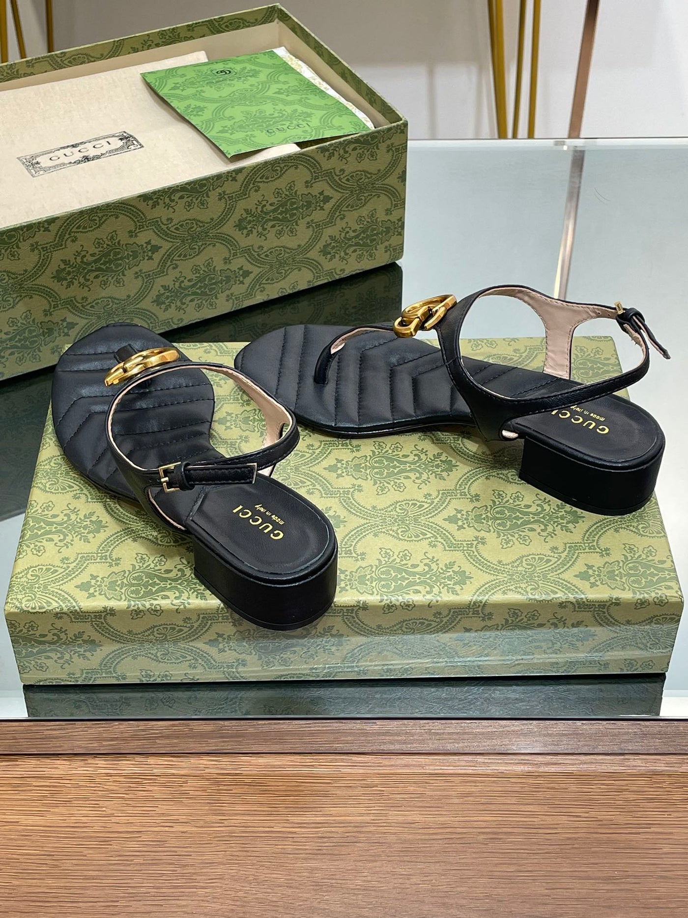 Gucci Double G  Sandals