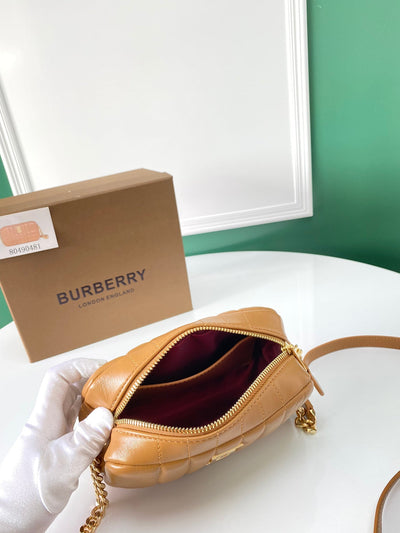 Burberry Quilted Leather Small Lola Camera Bag