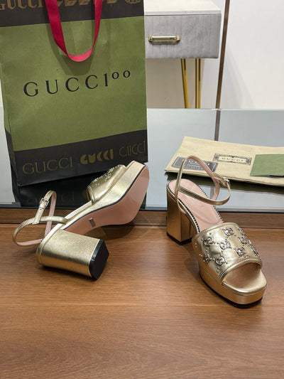 Gucci Interlocking G  Studs Sandal
