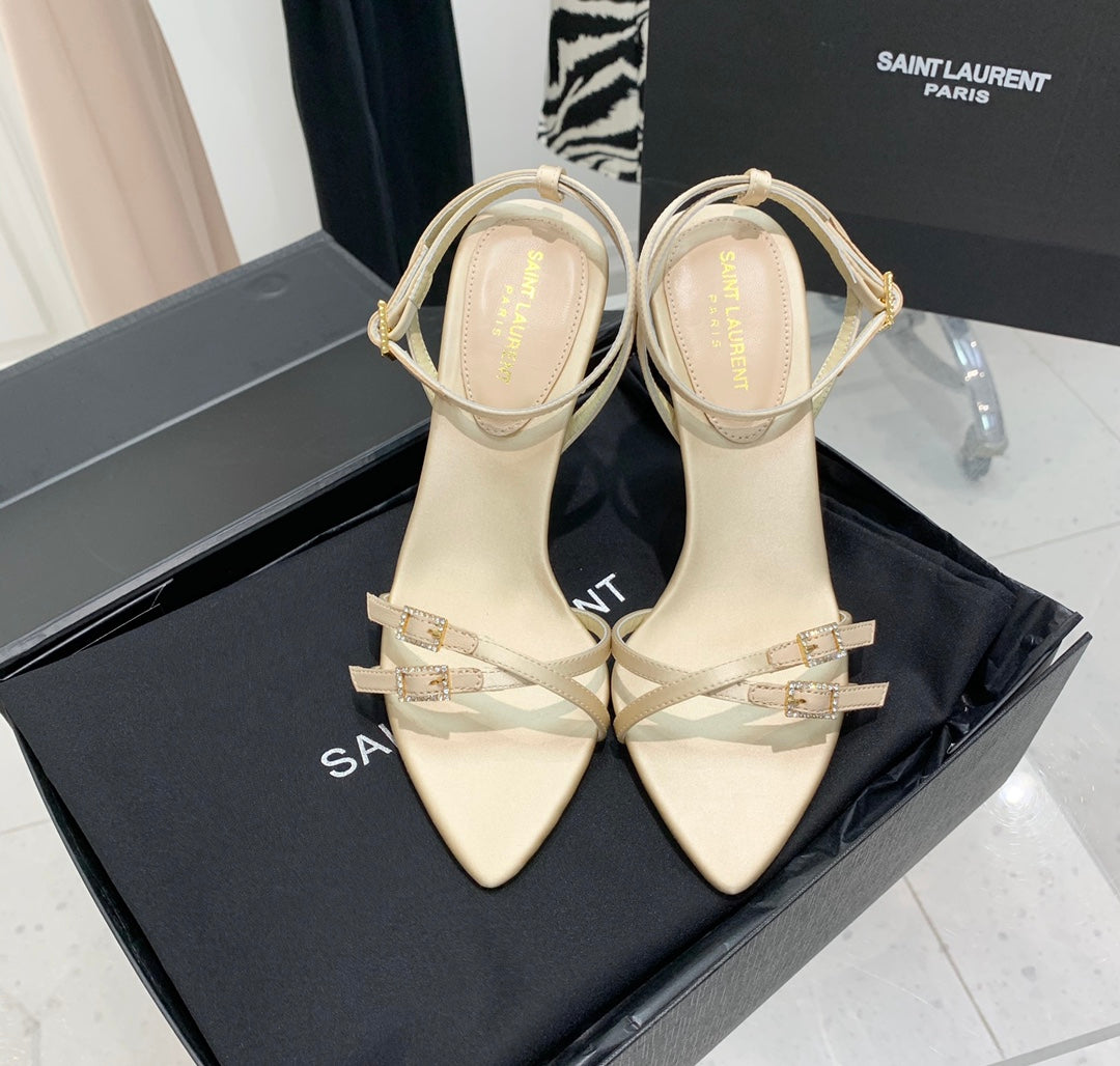 YSL LILA SANDALS