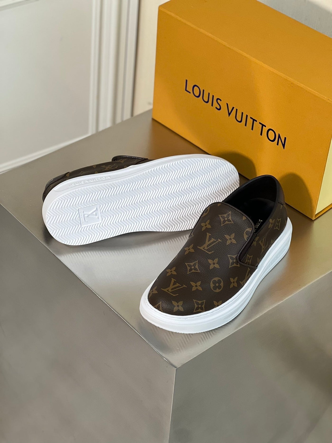 Louis Vuitton Beverly Hill Slip On Sneakers