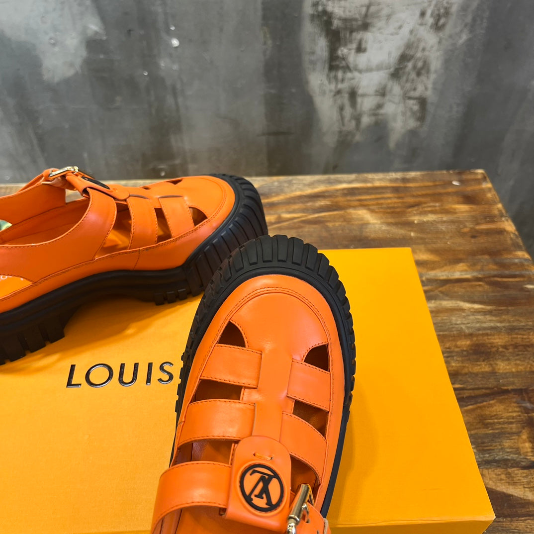 Louis Vuitton Ruby Flat Mary Jane Sandals