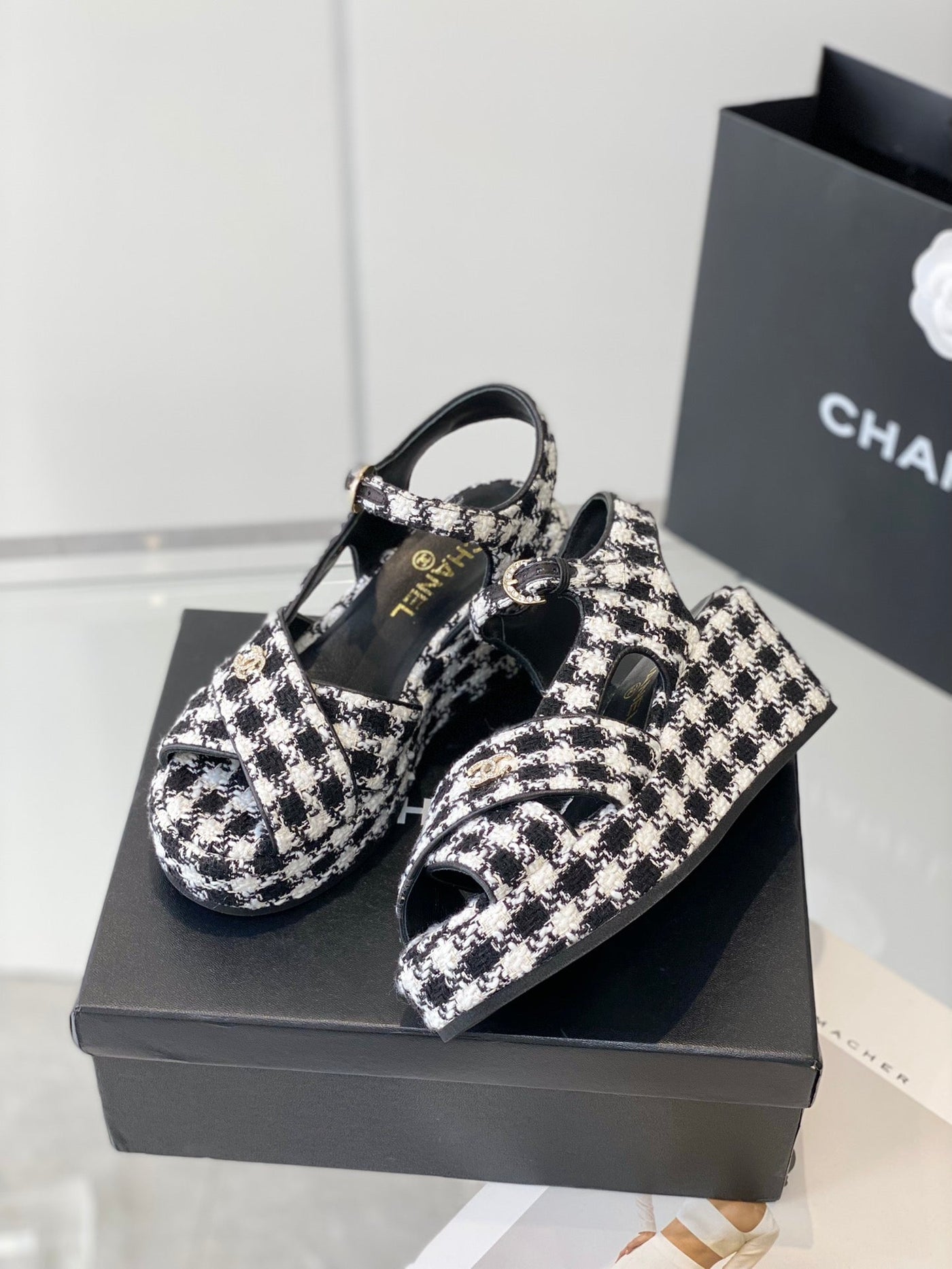 Chanel Platform Sandals