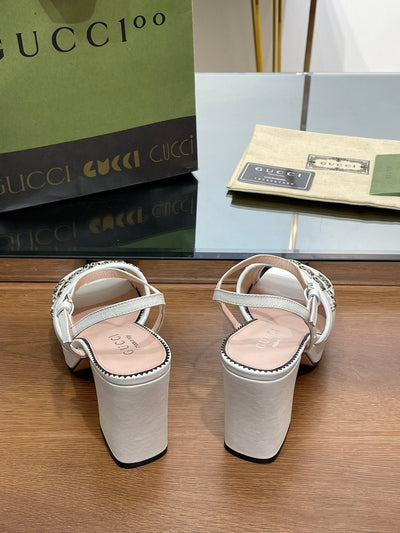 Gucci Interlocking G  Studs Sandal