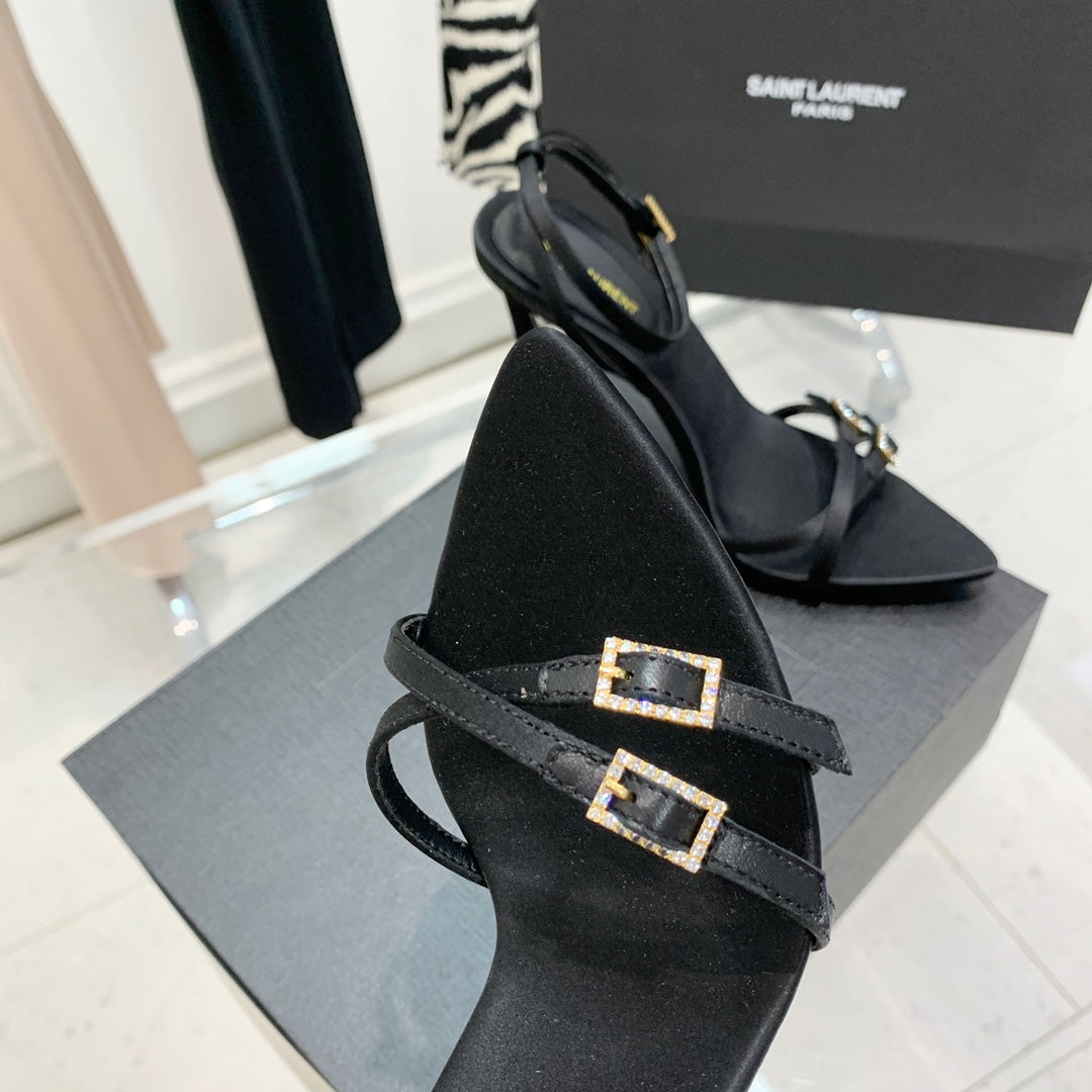 YSL LILA SANDALS
