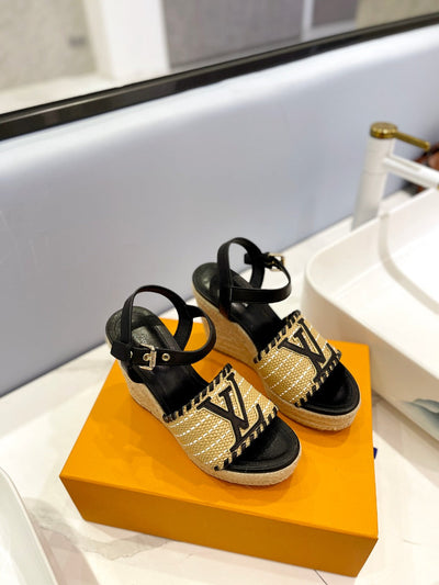 Louis Vuitton Starboard Wedge Sandals