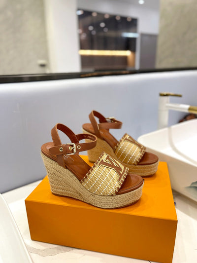 Louis Vuitton Starboard Wedge Sandals