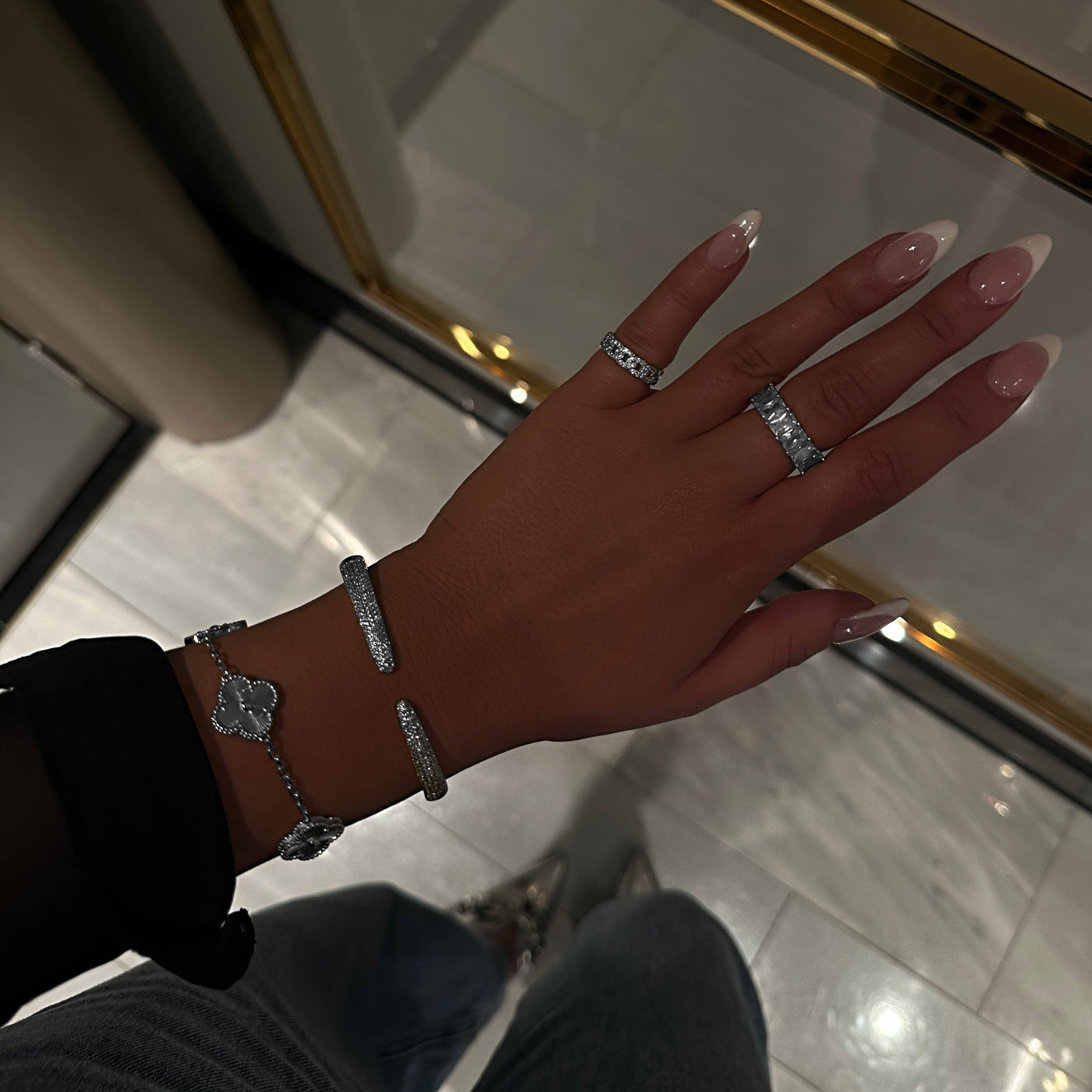 CASSIA CLOVER BRACELET - SILVER