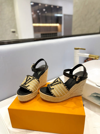 Louis Vuitton Starboard Wedge Sandals