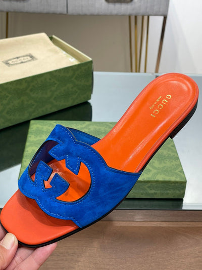 Gucci  Interlocking G Cut Out  Sandal