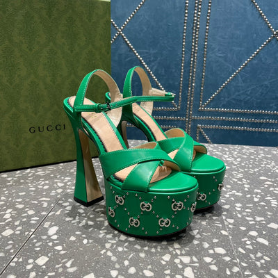 Gucci Interlocking G  Studs Sandal