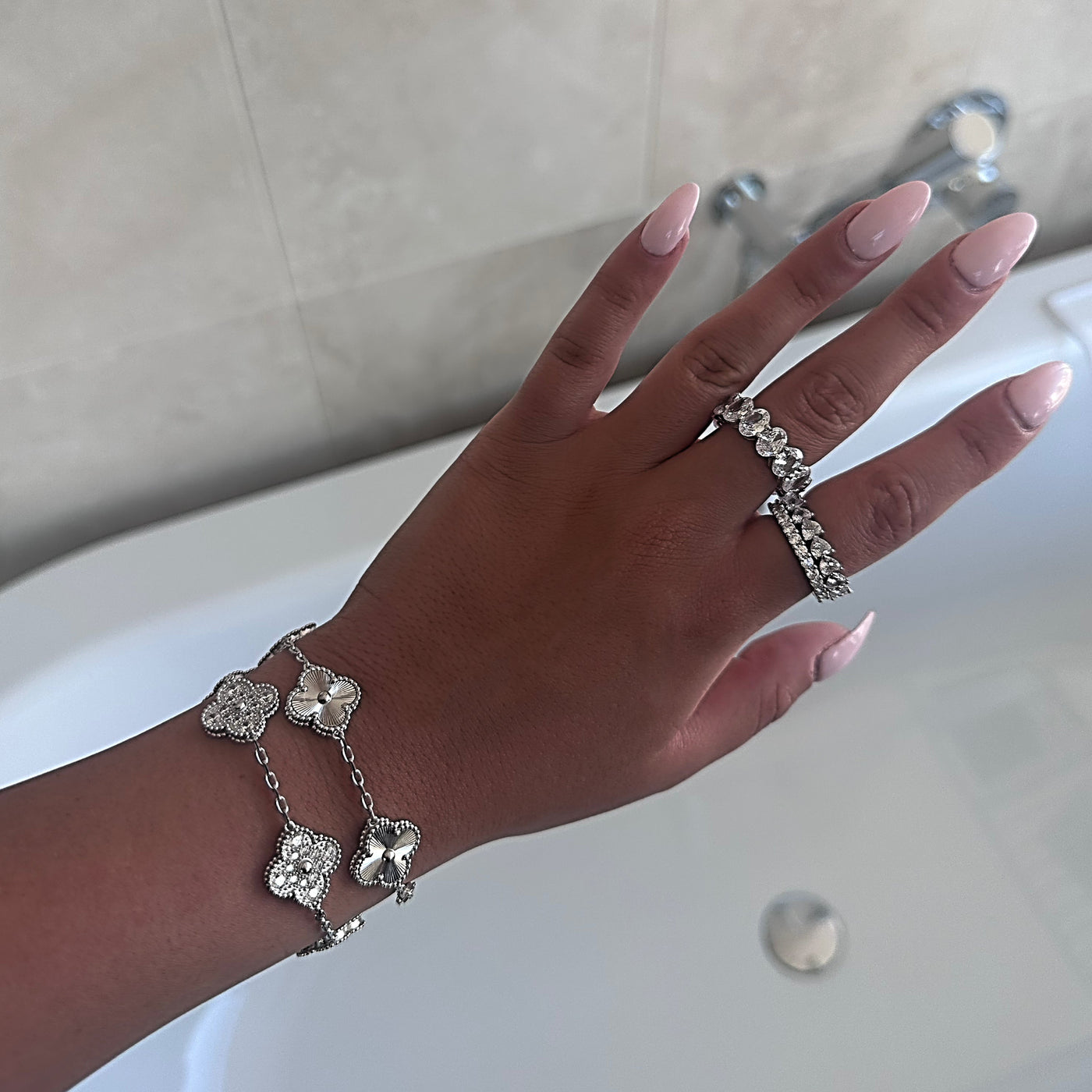 CASSIA CLOVER BRACELET - SILVER