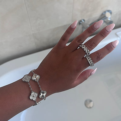 CASSIA CLOVER BRACELET - SILVER