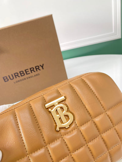 Burberry Quilted Leather Small Lola Camera Bag