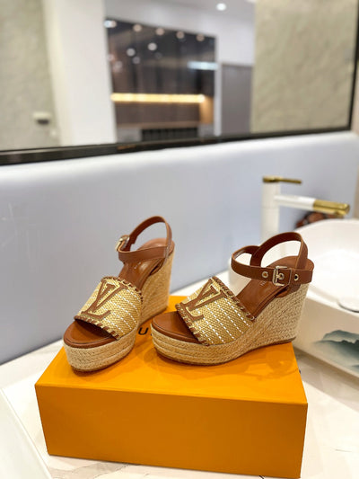 Louis Vuitton Starboard Wedge Sandals