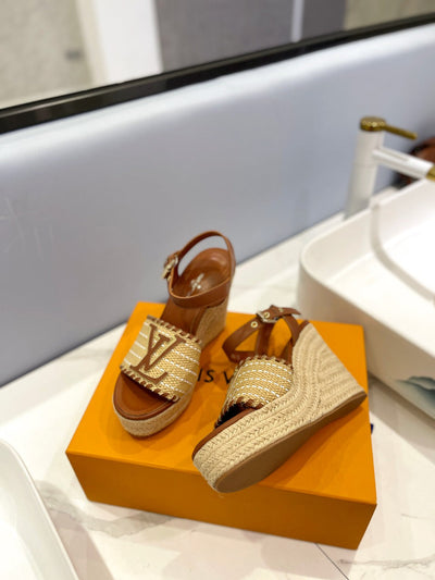 Louis Vuitton Starboard Wedge Sandals