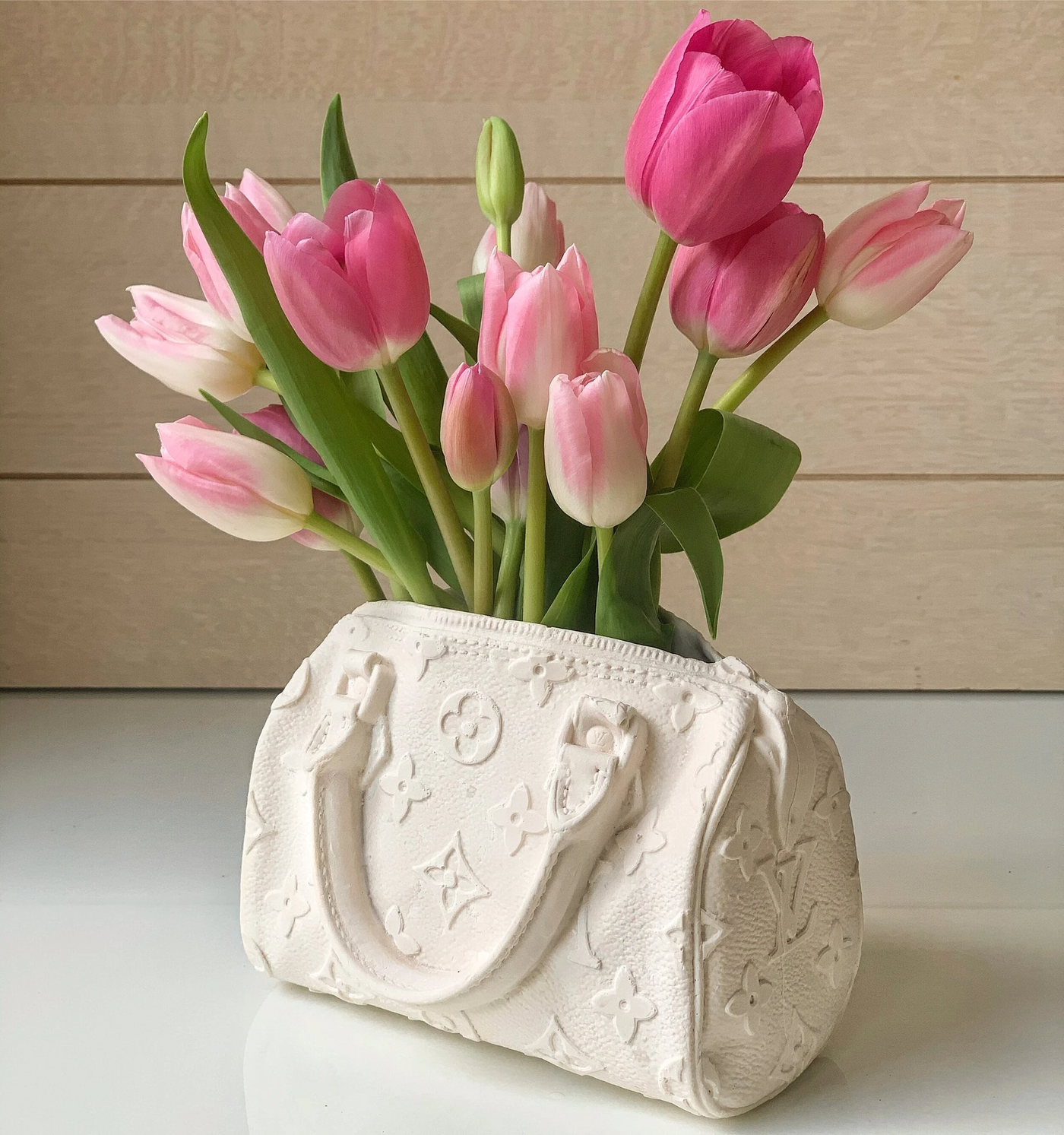 Speedy Bag Flower Vase Home Decor